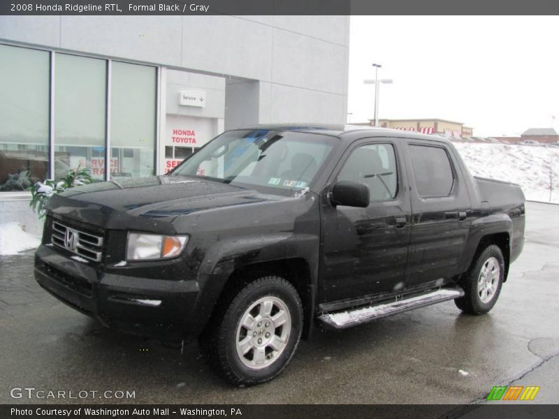 Formal Black / Gray 2008 Honda Ridgeline RTL