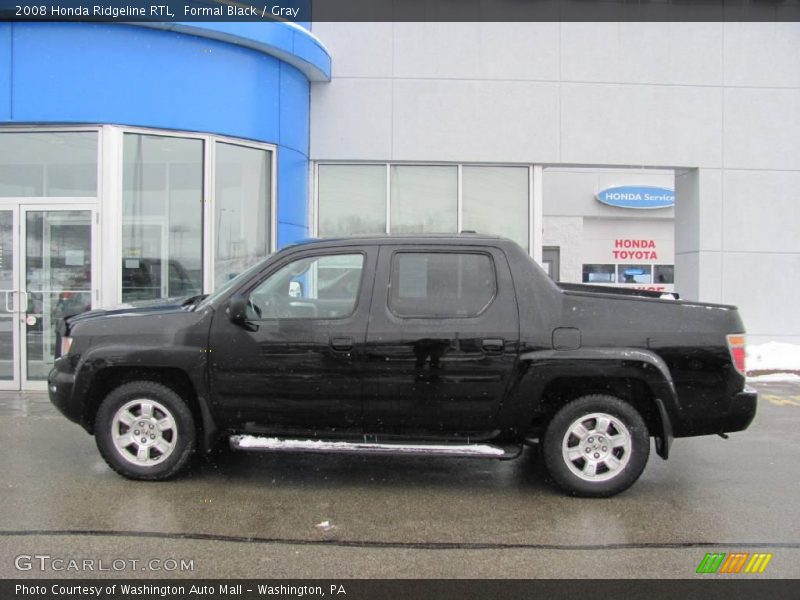 Formal Black / Gray 2008 Honda Ridgeline RTL