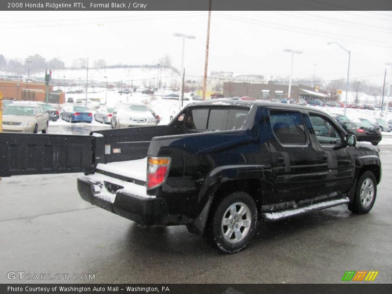 Formal Black / Gray 2008 Honda Ridgeline RTL