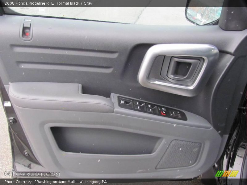 Formal Black / Gray 2008 Honda Ridgeline RTL