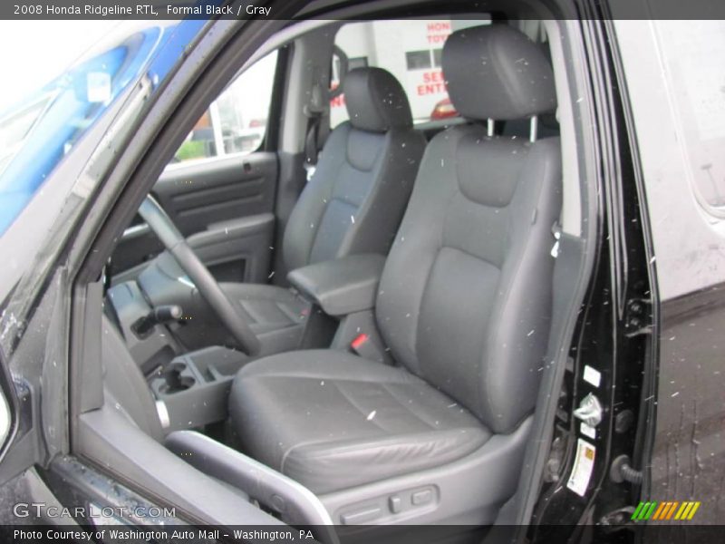 Formal Black / Gray 2008 Honda Ridgeline RTL