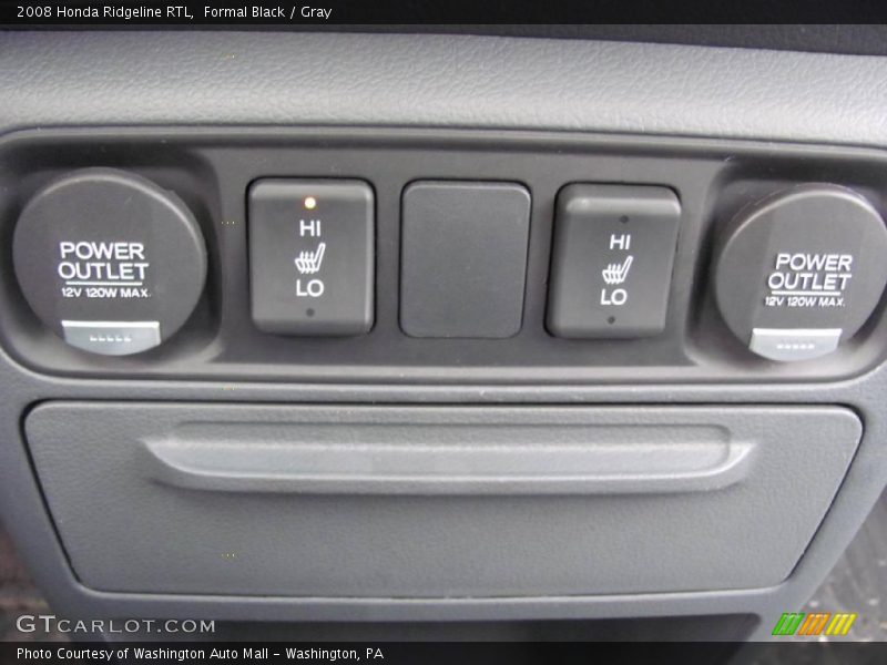 Formal Black / Gray 2008 Honda Ridgeline RTL