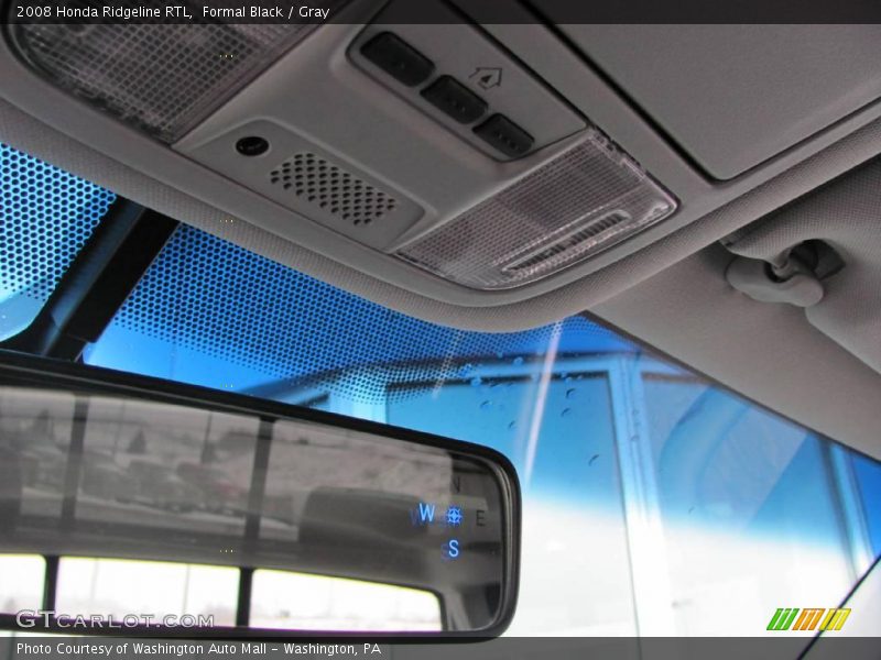 Formal Black / Gray 2008 Honda Ridgeline RTL
