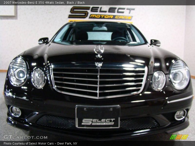Black / Black 2007 Mercedes-Benz E 350 4Matic Sedan
