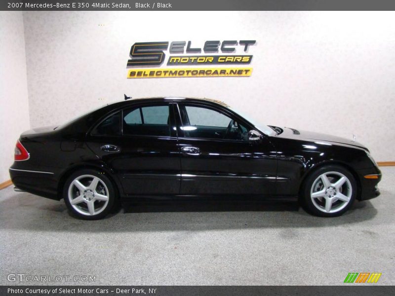 Black / Black 2007 Mercedes-Benz E 350 4Matic Sedan
