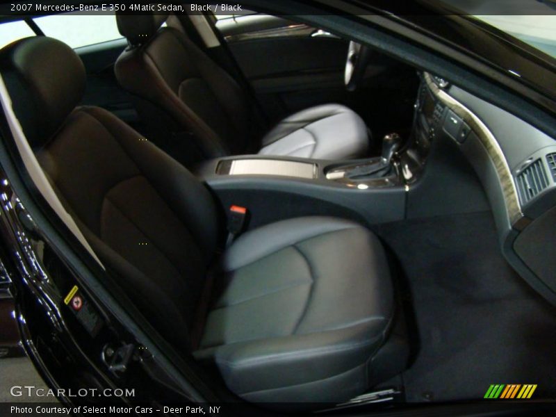 Black / Black 2007 Mercedes-Benz E 350 4Matic Sedan