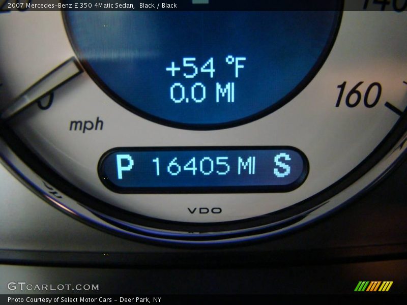 Black / Black 2007 Mercedes-Benz E 350 4Matic Sedan