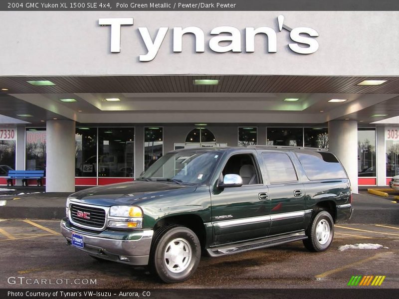Polo Green Metallic / Pewter/Dark Pewter 2004 GMC Yukon XL 1500 SLE 4x4