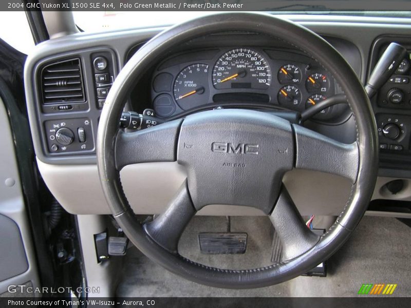 Polo Green Metallic / Pewter/Dark Pewter 2004 GMC Yukon XL 1500 SLE 4x4