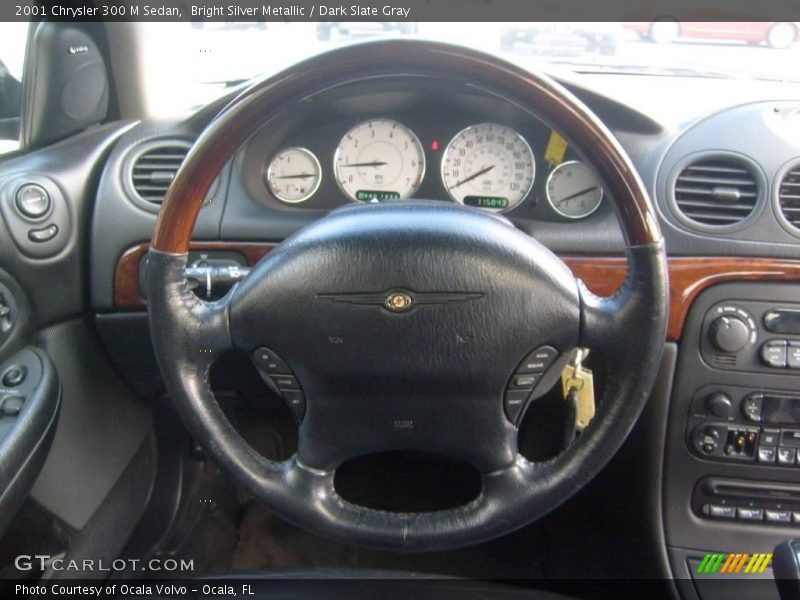 Bright Silver Metallic / Dark Slate Gray 2001 Chrysler 300 M Sedan