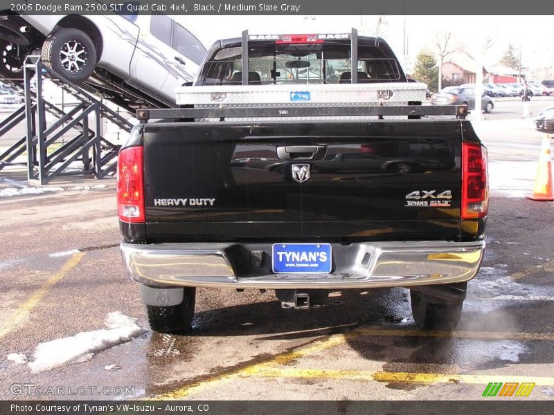 Black / Medium Slate Gray 2006 Dodge Ram 2500 SLT Quad Cab 4x4