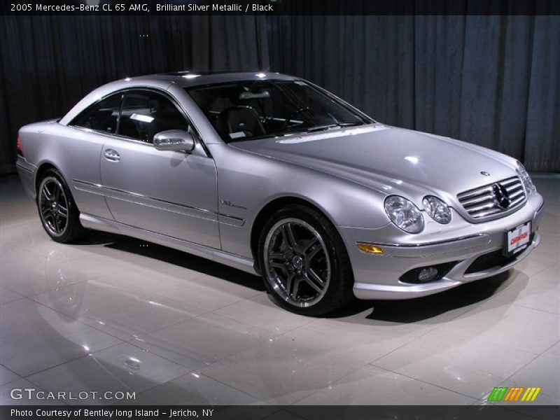 Brilliant Silver Metallic / Black 2005 Mercedes-Benz CL 65 AMG