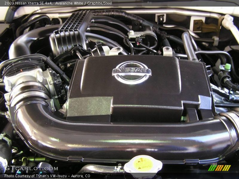 Avalanche White / Graphite/Steel 2009 Nissan Xterra SE 4x4
