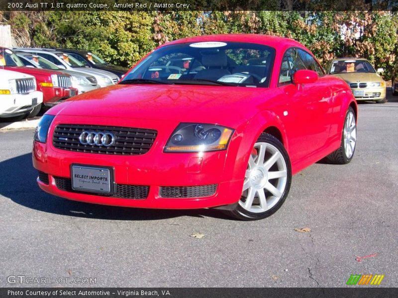 Amulet Red / Aviator Grey 2002 Audi TT 1.8T quattro Coupe