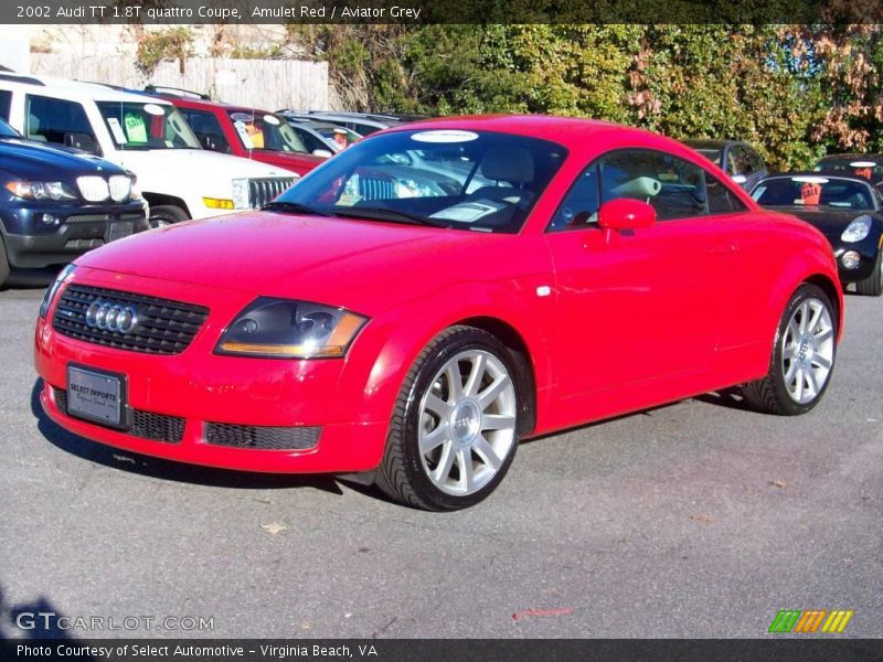Amulet Red / Aviator Grey 2002 Audi TT 1.8T quattro Coupe