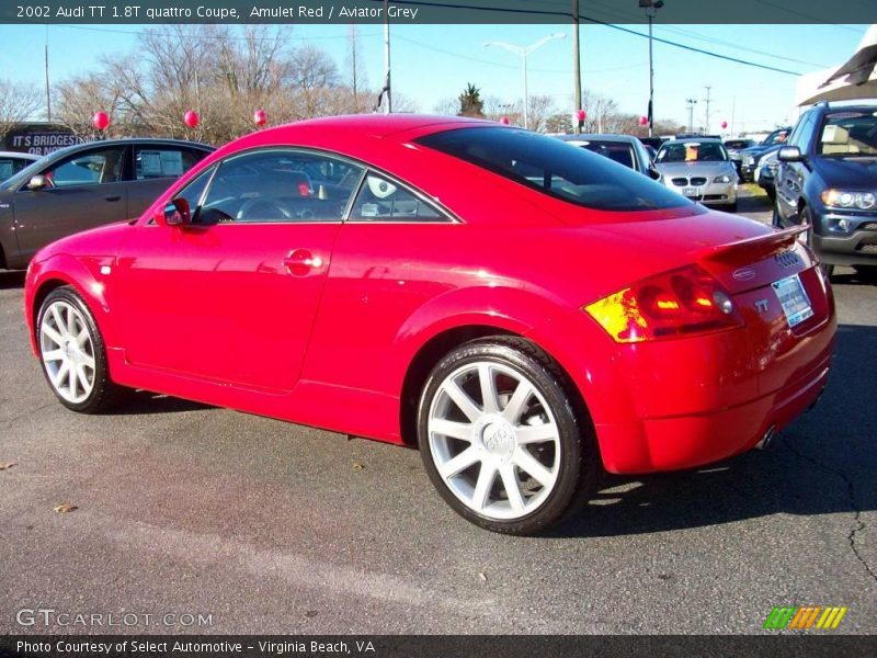 Amulet Red / Aviator Grey 2002 Audi TT 1.8T quattro Coupe
