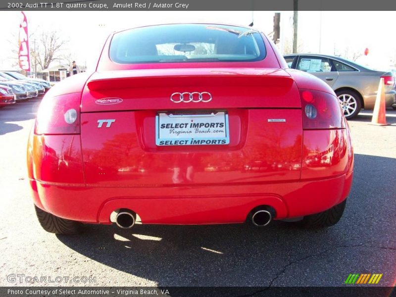 Amulet Red / Aviator Grey 2002 Audi TT 1.8T quattro Coupe