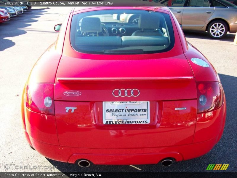 Amulet Red / Aviator Grey 2002 Audi TT 1.8T quattro Coupe