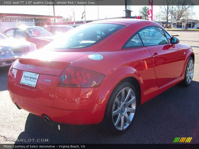 Amulet Red / Aviator Grey 2002 Audi TT 1.8T quattro Coupe