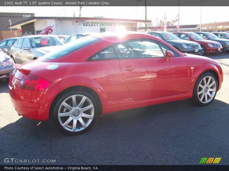 Amulet Red / Aviator Grey 2002 Audi TT 1.8T quattro Coupe