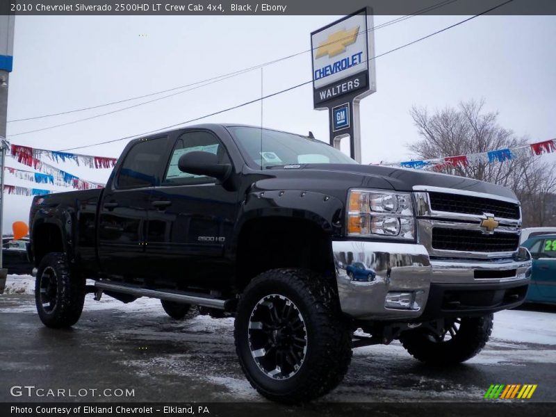 Black / Ebony 2010 Chevrolet Silverado 2500HD LT Crew Cab 4x4