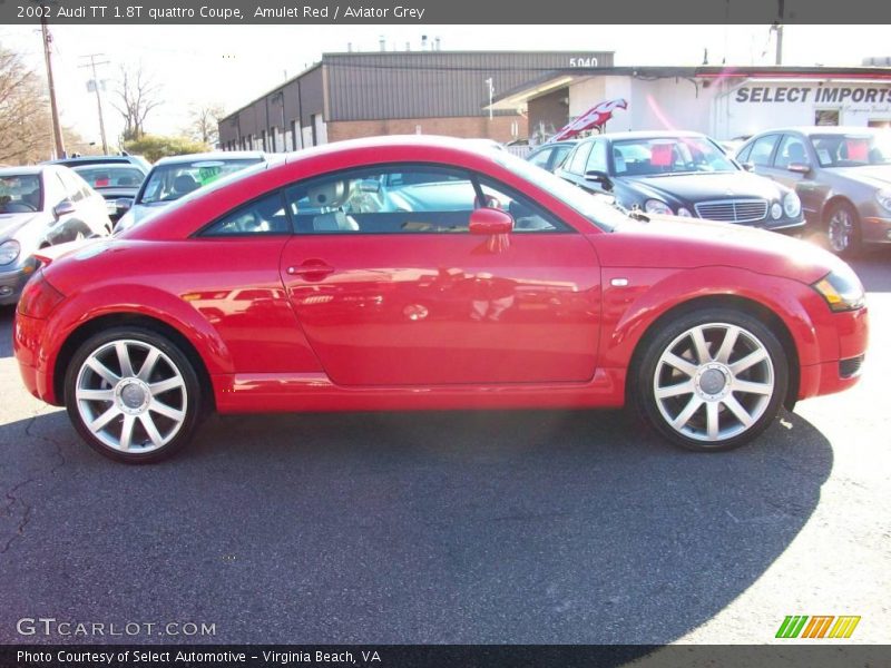 Amulet Red / Aviator Grey 2002 Audi TT 1.8T quattro Coupe