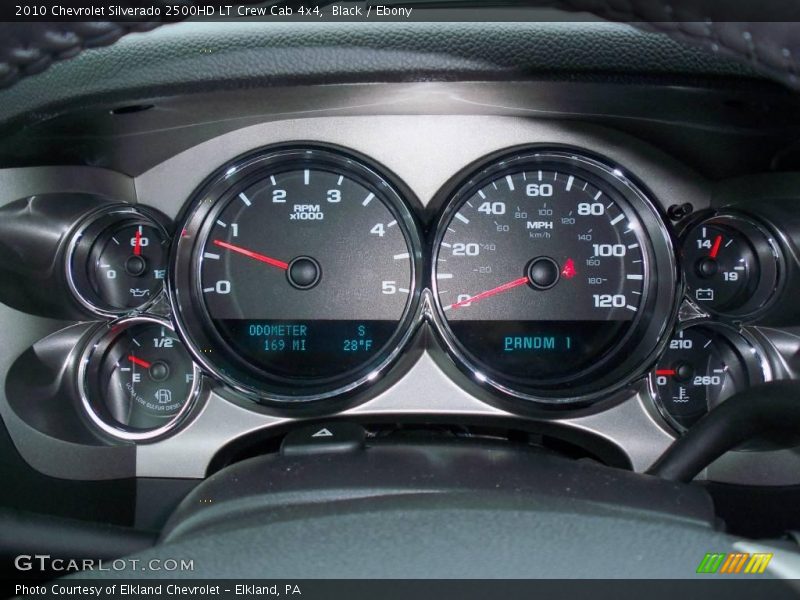 Black / Ebony 2010 Chevrolet Silverado 2500HD LT Crew Cab 4x4