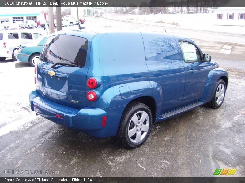 Aqua Blue Metallic / Ebony 2010 Chevrolet HHR LS Panel