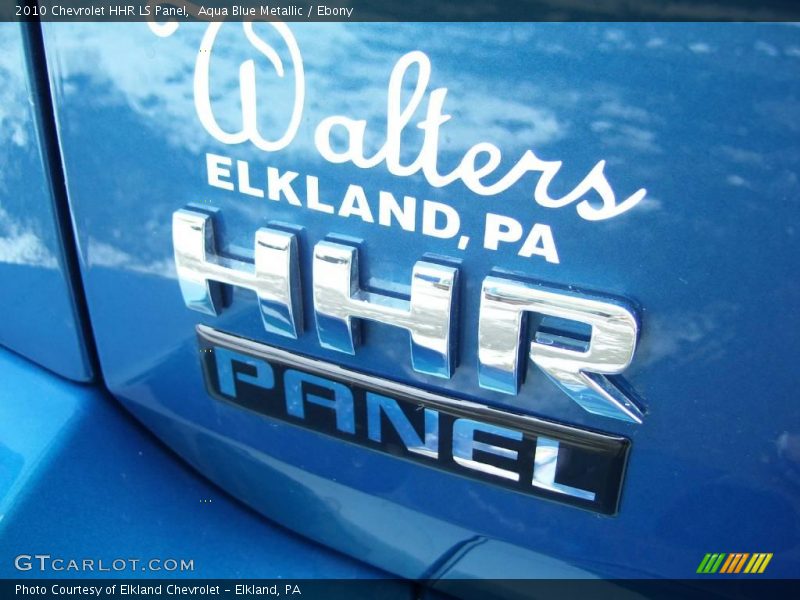 Aqua Blue Metallic / Ebony 2010 Chevrolet HHR LS Panel