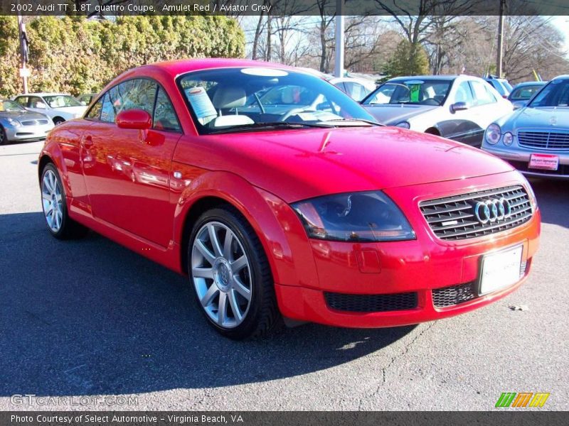 Amulet Red / Aviator Grey 2002 Audi TT 1.8T quattro Coupe