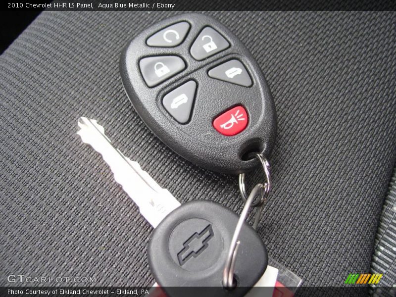 Aqua Blue Metallic / Ebony 2010 Chevrolet HHR LS Panel