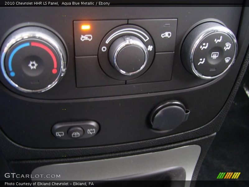 Aqua Blue Metallic / Ebony 2010 Chevrolet HHR LS Panel