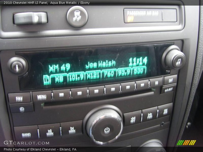 Aqua Blue Metallic / Ebony 2010 Chevrolet HHR LS Panel