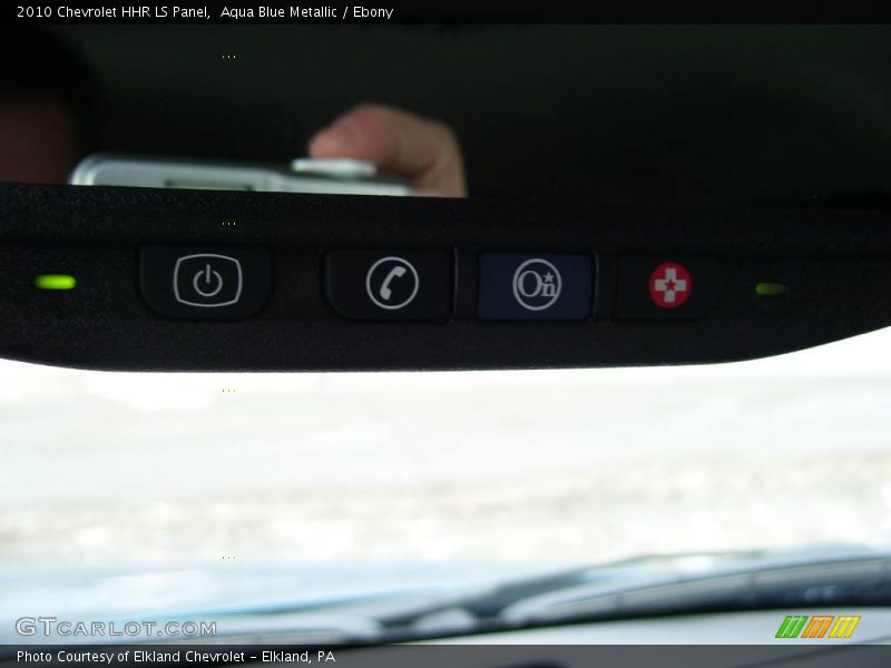 Aqua Blue Metallic / Ebony 2010 Chevrolet HHR LS Panel