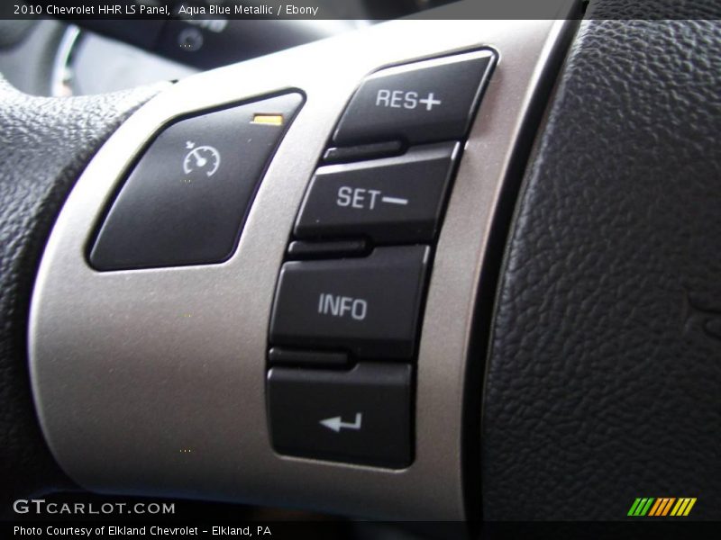 Aqua Blue Metallic / Ebony 2010 Chevrolet HHR LS Panel