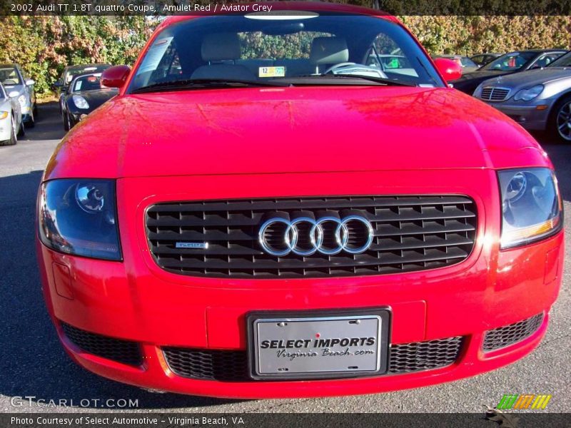 Amulet Red / Aviator Grey 2002 Audi TT 1.8T quattro Coupe