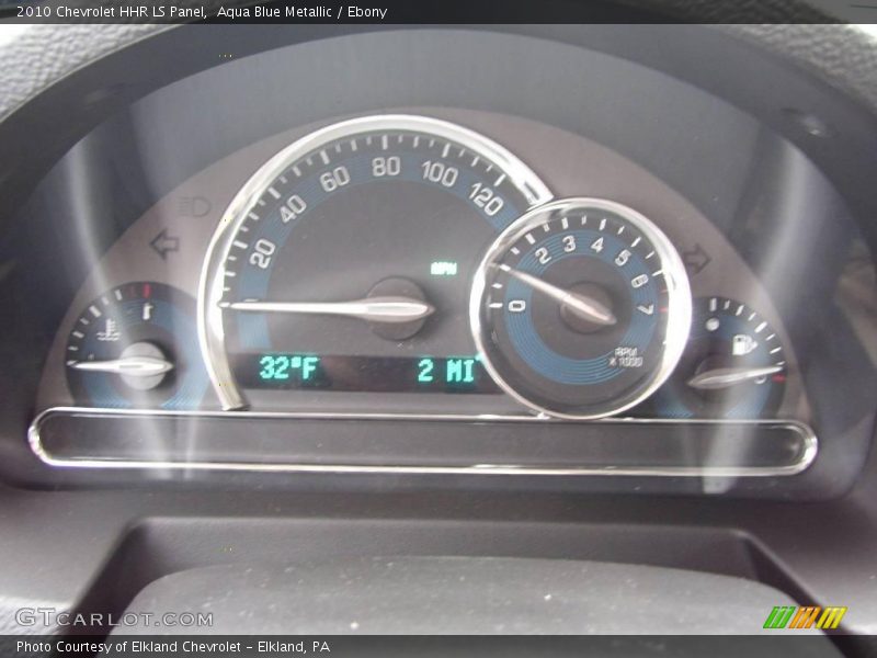 Aqua Blue Metallic / Ebony 2010 Chevrolet HHR LS Panel