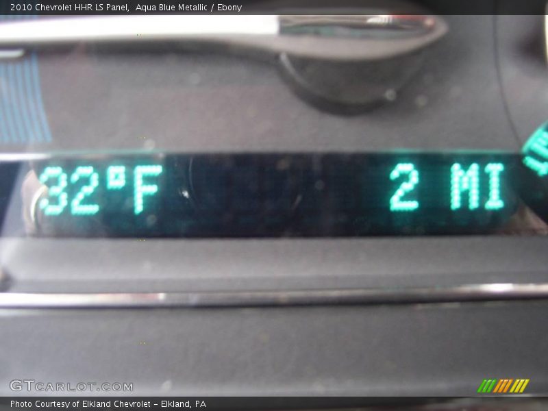 Aqua Blue Metallic / Ebony 2010 Chevrolet HHR LS Panel