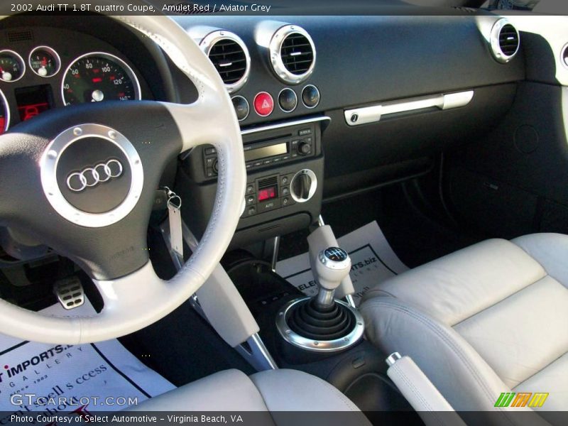 Amulet Red / Aviator Grey 2002 Audi TT 1.8T quattro Coupe