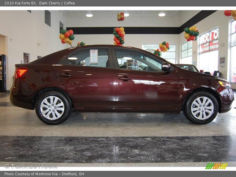 Dark Cherry / Coffee 2010 Kia Forte EX