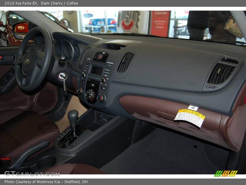 Dark Cherry / Coffee 2010 Kia Forte EX
