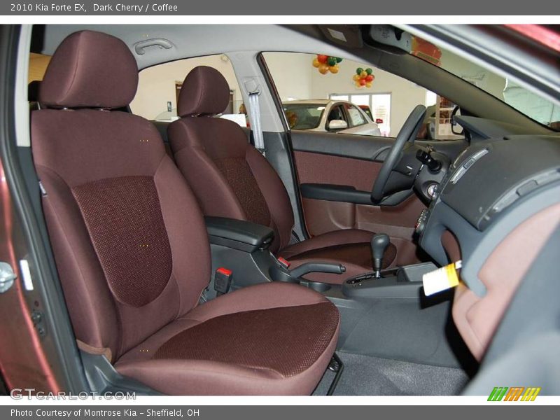 Dark Cherry / Coffee 2010 Kia Forte EX