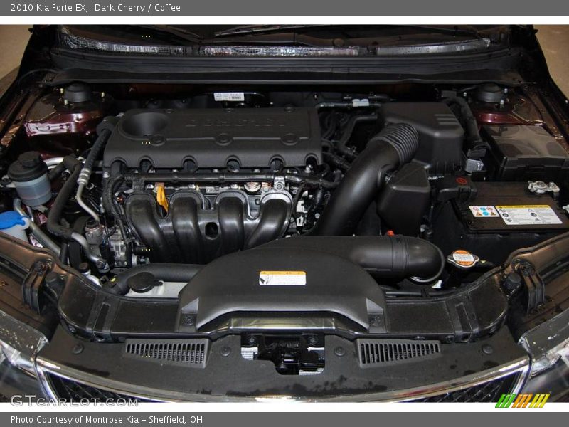 Dark Cherry / Coffee 2010 Kia Forte EX