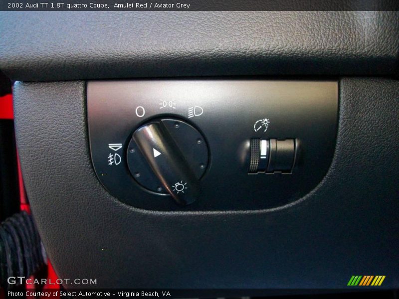 Amulet Red / Aviator Grey 2002 Audi TT 1.8T quattro Coupe