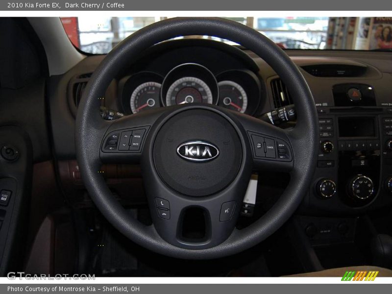Dark Cherry / Coffee 2010 Kia Forte EX