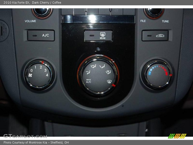 Dark Cherry / Coffee 2010 Kia Forte EX