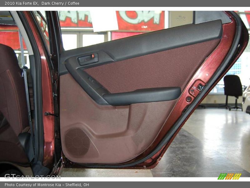 Dark Cherry / Coffee 2010 Kia Forte EX