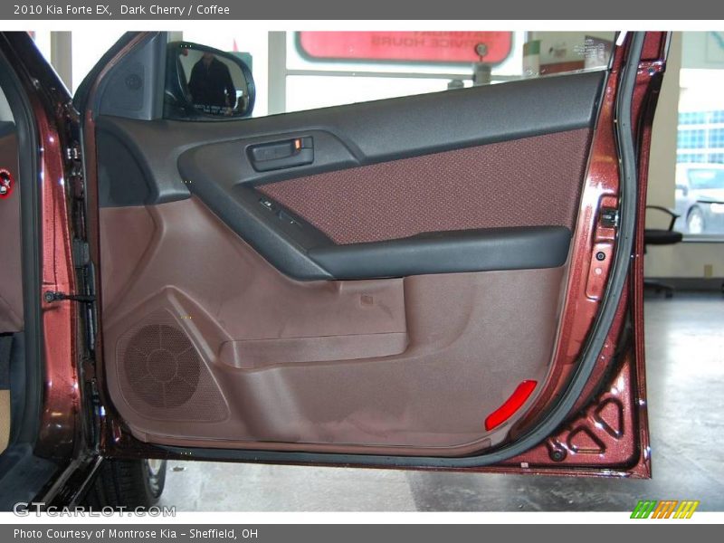 Dark Cherry / Coffee 2010 Kia Forte EX