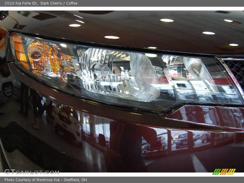 Dark Cherry / Coffee 2010 Kia Forte EX
