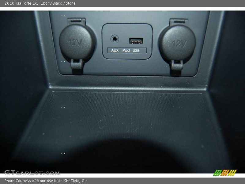 Ebony Black / Stone 2010 Kia Forte EX